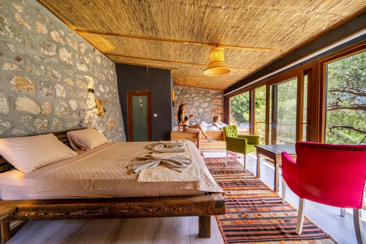 Manzara Bungalow Bed & Breakfast Fethiye Eksteriør bilde